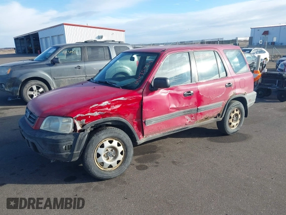 2001 Honda CR-V LX with VIN JHLRD18491C026558, listed as a IAAI auction lot 41435339 with 207,428 mi miles. Bid and sale history available at carsss.com. Image 2.