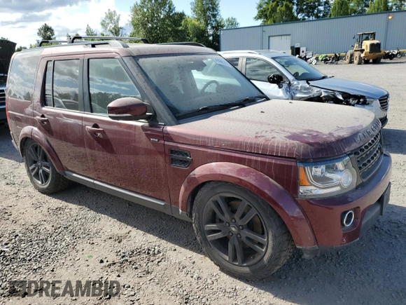 2016 Land Rover LR4 HSE Lux with VIN SALAK2V63GA790401, listed as a Copart auction lot 61655285 with 77,804 mi miles and Clean title. Bid and sale history available at DreamBid. Image 4.