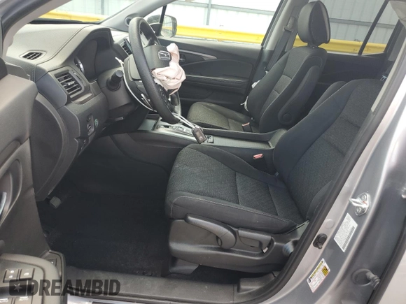 2021 Honda Ridgeline Sport with VIN 5FPYK3F18MB014841, listed as a Copart auction lot 63437765 with 52,293 mi miles and Salvage title. Bid and sale history available at DreamBid. Image 7.