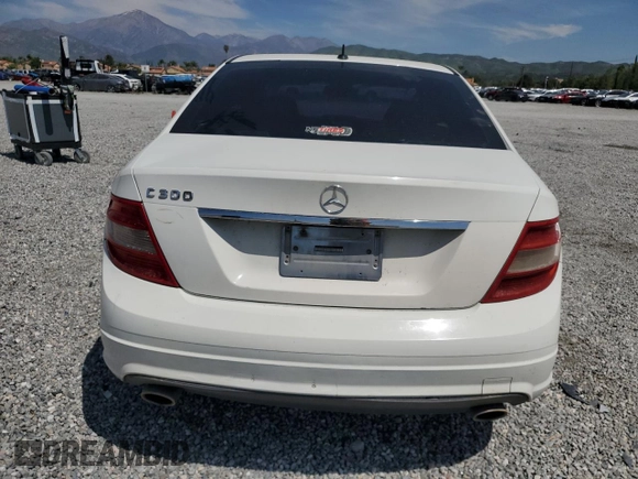 2011 Mercedes-Benz C 300 Sport with VIN WDDGF5EB1BR147212, listed as a Copart auction lot 53922305 with 172,082 mi miles and Salvage Title. Bid and sale history available at DreamBid. Image 6.