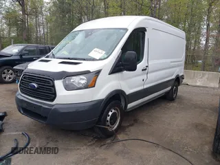 2017 Ford Transit with VIN 1FTYR2CM6HKB25023, listed as a IAAI auction lot 42071625 with 146,965 mi miles and . Bid and sale history available at DreamBid. Image 2.