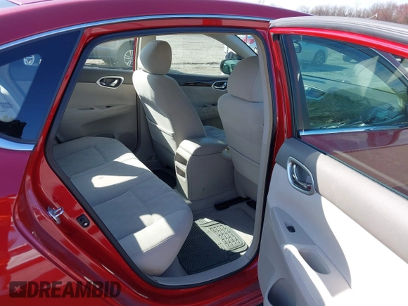 2013 Nissan Sentra SV with VIN 3N1AB7AP9DL709153, listed as a IAAI auction lot 41895458 with 114,642 mi miles. Bid and sale history available at carsss.com. Image 8.