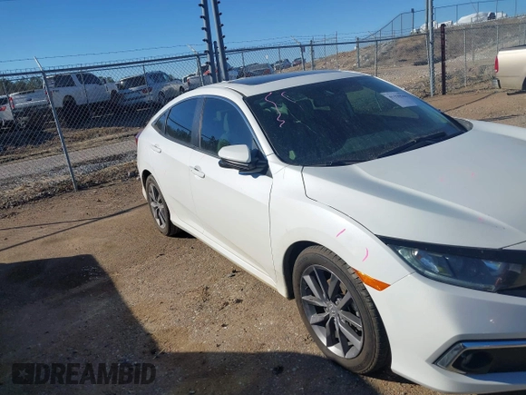 2021 Honda Civic Sedan EX-L with VIN 19XFC1F77ME006306, listed as a IAAI auction lot 41330566 with 120,092 mi miles. Bid and sale history available at carsss.com. Image 18.