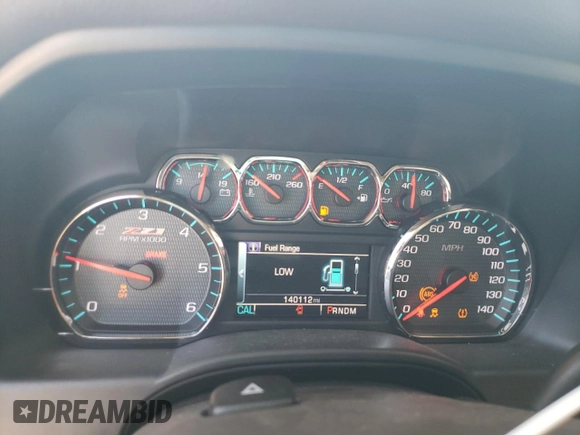 2016 Chevrolet Silverado 1500 LTZ with VIN 3GCUKSEC1GG223213, listed as a Copart auction lot 49926825 with 140,112 mi miles and Salvage Title. Bid and sale history available at carsss.com. Image 9.