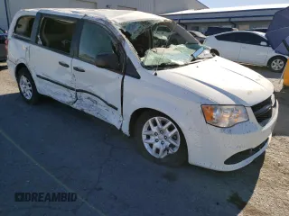 2014 Ram Cargo Van Tradesman with VIN 2C4JRGAG7ER383995, listed as a Copart auction lot 67410134 with 21,383 mi miles and Salvage Title. Bid and sale history available at carsss.com. Image 4.
