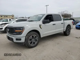 2024 Ford F-150 STX with VIN 1FTEW2KP7RKE61336, listed as a Copart auction lot 48214315 with Not Provided miles and Salvage Title. Bid and sale history available at carsss.com. Image 1.