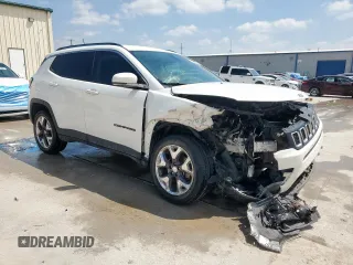 2019 Jeep Compass Limited with VIN 3C4NJDCB9KT618950, listed as a Copart auction lot 53464175 with 123,247 mi miles and Clean title. Bid and sale history available at DreamBid. Image 4.