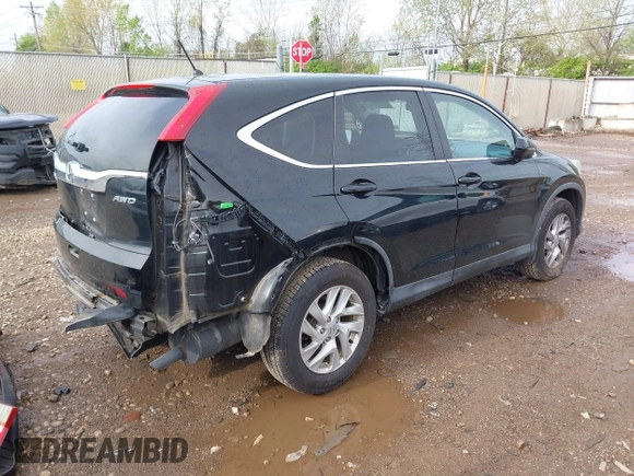2016 Honda CR-V EX with VIN 2HKRM4H59GH663499, listed as a IAAI auction lot 42106251 with 117,042 mi miles and . Bid and sale history available at DreamBid. Image 4.
