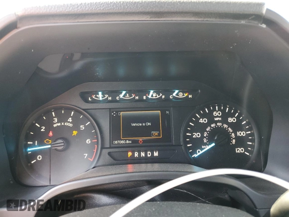 2020 Ford F-150 XL with VIN 1FTEW1CP0LFA72448, listed as a Copart auction lot 59237885 with 87,060 mi miles and Salvage title. Bid and sale history available at DreamBid. Image 9.