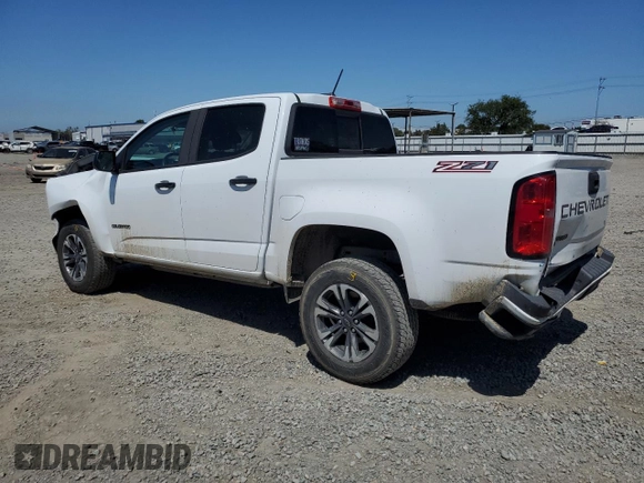 2022 Chevrolet Colorado 2WD Z71 with VIN 1GCGSDEN8N1151450, listed as a Copart auction lot 52216905 with 35,217 mi miles and Salvage title. Bid and sale history available at DreamBid. Image 2.