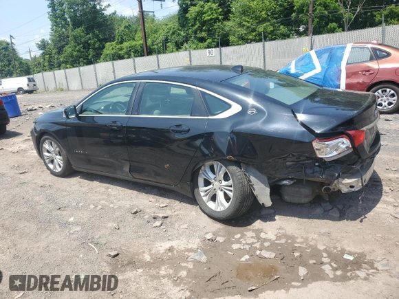 2014 Chevrolet Impala LT with VIN 2G1115SL4E9281117, listed as a Copart auction lot 62035295 with 159,378 mi miles and Salvage title. Bid and sale history available at DreamBid. Image 2.