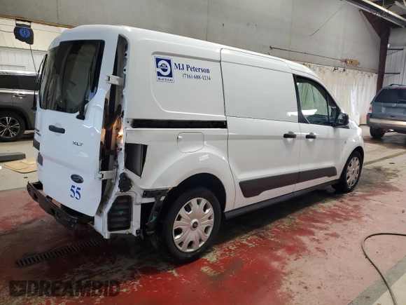 2020 Ford Transit Connect XLT z VIN NM0LS7F28L1452394, wystawiony jako Copart lot #49234045 z przebiegiem 66 048 mil mil oraz Szkoda całkowita • Salvage title. Historia ofert i sprzedaży dostępna na DreamBid. Obrazek 3.