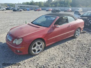 2006 Mercedes-Benz CLK-Class 5.0L with VIN WDBTK75G36T064836, listed as a Copart auction lot 68980484 with 8,364 mi miles and Salvage Title. Bid and sale history available at carsss.com. Image 1.