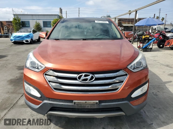 2014 Hyundai Santa Fe with VIN 5XYZU3LB4EG125059, listed as a Copart auction lot 54713465 with 79,601 mi miles and Salvage title. Bid and sale history available at DreamBid. Image 5.
