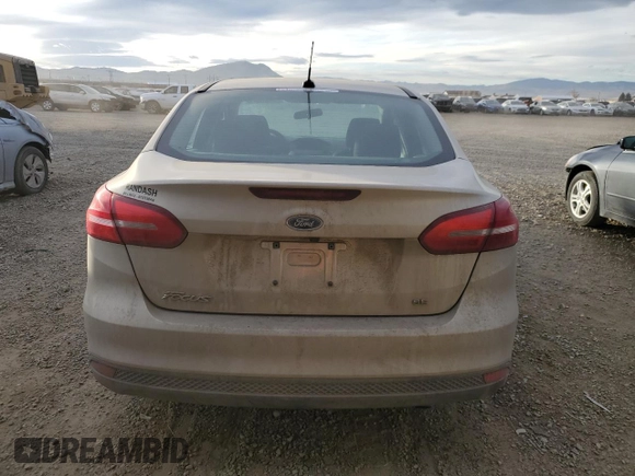 2018 Ford Focus SE with VIN 1FADP3F24JL327269, listed as a Copart auction lot 81620043 with 82,844 mi miles and Salvage Title. Bid and sale history available at carsss.com. Image 6.