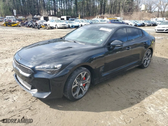 2020 Kia Stinger GT with VIN KNAE35LC4L6080319, listed as a Copart auction lot 50499715 with 0 mi miles and Clean Title. Bid and sale history available at carsss.com. Image 1.