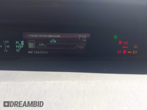 2015 Toyota Prius Four with VIN JTDKN3DU2F1899374, listed as a IAAI auction lot 42147786 with 136,787 mi miles and . Bid and sale history available at DreamBid. Image 7.