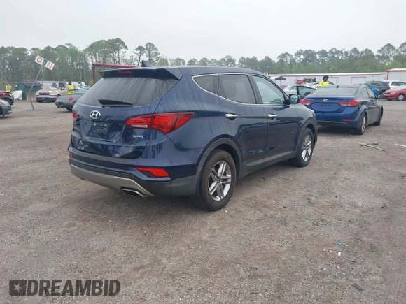 2017 Hyundai Santa Fe Sport 2.4L with VIN 5XYZT3LB8HG491548, listed as a IAAI auction lot 41926176 with 85,949 mi miles. Bid and sale history available at carsss.com. Image 4.
