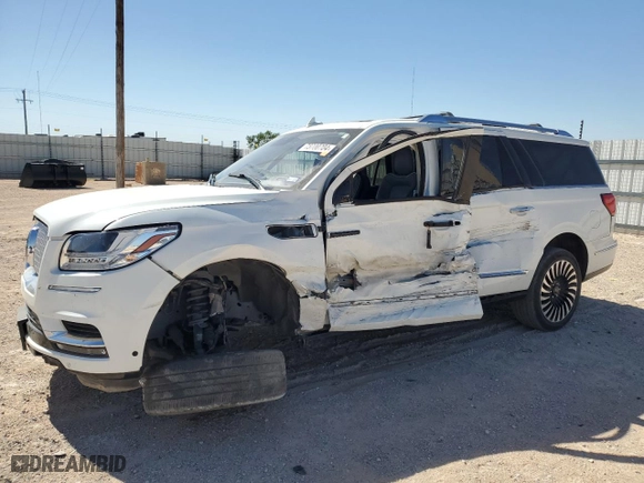 2020 Lincoln Navigator L Black Label with VIN 5LMJJ3TT7LEL01308, listed as a Copart auction lot 73700704 with 70,838 mi miles and Salvage Title. Bid and sale history available at carsss.com. Image 1.