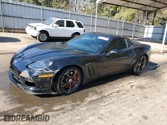 2011 Chevrolet Corvette Z16 Grand Sport 3LT with VIN 1G1YW2DW5B5112352, listed as a Copart auction lot 80313194 with 80,001 mi miles and Salvage title. Bid and sale history available at DreamBid. Image 1.