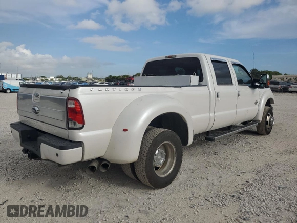 2016 Ford F-350 Lariat with VIN 1FT8W3DT4GED09118, listed as a Copart auction lot 64122675 with 412,383 mi miles and Clean title. Bid and sale history available at DreamBid. Image 3.