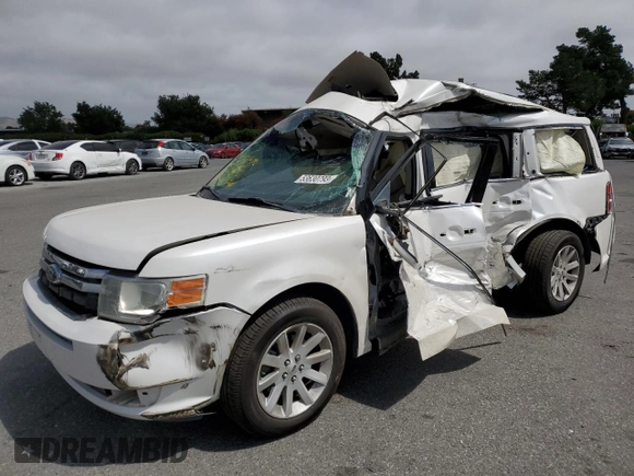 2009 Ford Flex SEL z VIN 2FMDK52C29BA15526, wystawiony jako Copart lot #53630793 z przebiegiem Nie podano mil oraz Szkoda całkowita • Salvage title. Historia ofert i sprzedaży dostępna na DreamBid. Obrazek 1.