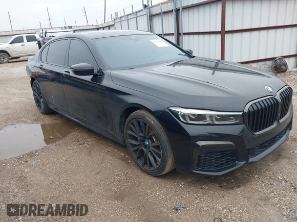 2021 BMW 7 Series 740i z VIN WBA7T2C06MCE57381, wystawiony jako IAAI lot #41620500 z przebiegiem 58 326 mil mil oraz . Historia ofert i sprzedaży dostępna na DreamBid. Obrazek 1.
