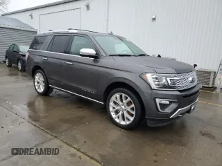 2019 Ford Expedition Platinum with VIN 1FMJU1MT4KEA06243, listed as a Copart auction lot 86574524 with 28,628 mi miles and Salvage Title. Bid and sale history available at carsss.com. Image 4.