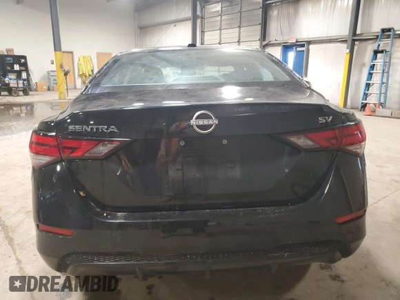 2024 Nissan Sentra SV with VIN 3N1AB8CV2RY336369, listed as a Copart auction lot 60107985 with 21,482 mi miles and Clean title. Bid and sale history available at DreamBid. Image 6.