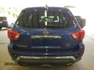 2019 Nissan Pathfinder SL z VIN 5N1DR2MM6KC637648, wystawiony jako Copart lot #59541785 z przebiegiem 107 151 mil mil oraz Czysty tytuł • Clean title. Historia ofert i sprzedaży dostępna na DreamBid. Obrazek 6.