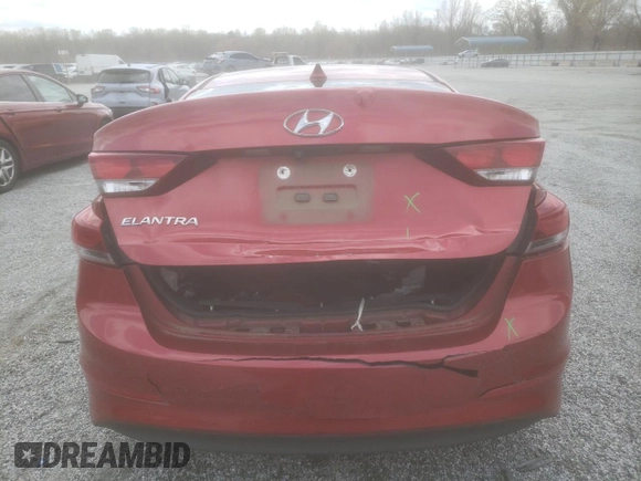 2017 Hyundai Elantra SE with VIN 5NPD84LF6HH140084, listed as a Copart auction lot 49101885 with 165,593 mi miles and Salvage Title. Bid and sale history available at DreamBid. Image 6.