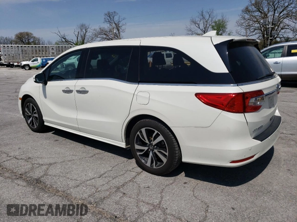 2019 Honda Odyssey Elite with VIN 5FNRL6H94KB067337, listed as a Copart auction lot 52540835 with 69,727 mi miles and Salvage Title. Bid and sale history available at DreamBid. Image 2.
