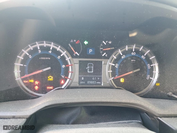 2019 Toyota 4Runner SR5 with VIN JTEZU5JR8K5199130, listed as a Copart auction lot 47987915 with 89,883 mi miles and Non Repairable. Bid and sale history available at carsss.com. Image 9.
