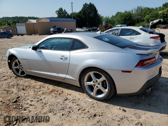 2014 Chevrolet Camaro LT with VIN 2G1FB1E37E9283502, listed as a Copart auction lot 60531975 with 106,879 mi miles and Salvage title. Bid and sale history available at DreamBid. Image 2.