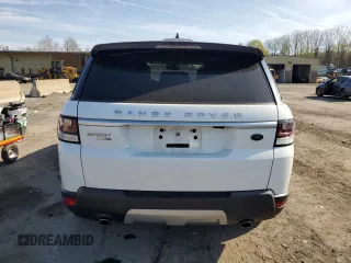 2017 Land Rover Range Rover Sport HSE with VIN SALWR2FV4HA143790, listed as a Copart auction lot 54149825 with 51,018 mi miles and Salvage Title. Bid and sale history available at carsss.com. Image 6.