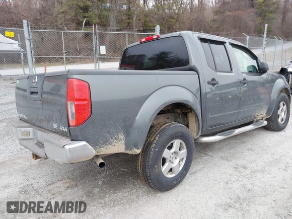 2008 Nissan Frontier SE with VIN 1N6AD07W38C425495, listed as a IAAI auction lot 41406740 with 244,396 mi miles and . Bid and sale history available at DreamBid. Image 4.