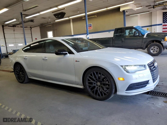 2018 Audi A7 Prestige with VIN WAU23AFC9JN095554, listed as a Copart auction lot 47802585 with 68,078 mi miles and Salvage Title. Bid and sale history available at carsss.com. Image 4.