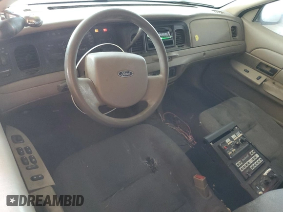 2005 Ford Police Interceptor with VIN 2FAFP71W85X121486, listed as a Copart auction lot 52652485 with 226,020 mi miles and Clean title. Bid and sale history available at DreamBid. Image 8.