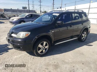2006 Mitsubishi Outlander SE with VIN JA4LX41F66U007310, listed as a Copart auction lot 77763124 with 100,283 mi miles and Salvage Title. Bid and sale history available at carsss.com. Image 1.