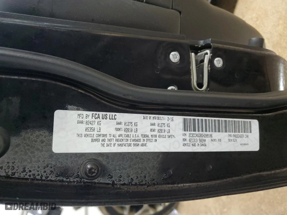 2016 Chrysler 300 with VIN 2C3CCAGG8GH209106, listed as a Copart auction lot 47794235 with 124,533 mi miles and Salvage Title. Bid and sale history available at carsss.com. Image 13.