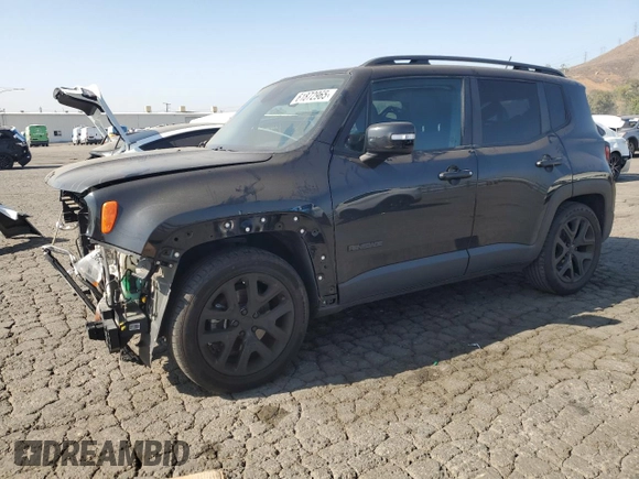 2017 Jeep Renegade Altitude with VIN ZACCJABB6HPG23093, listed as a Copart auction lot 61872965 with 51,408 mi miles and Salvage title. Bid and sale history available at DreamBid. Image 1.