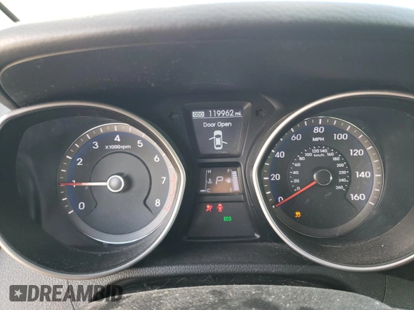 2013 Hyundai Elantra GT with VIN KMHD35LE0DU090760, listed as a Copart auction lot 72774434 with 119,962 mi miles and Salvage Title. Bid and sale history available at carsss.com. Image 9.
