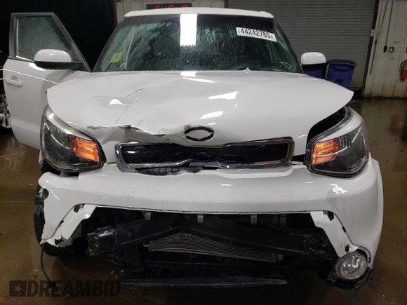 2016 Kia Soul + with VIN KNDJP3A58G7240555, listed as a Copart auction lot 44242785 with 46,678 mi miles and Salvage Title. Bid and sale history available at carsss.com. Image 5.