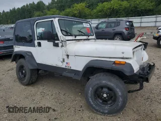 1995 Jeep Wrangler S with VIN 1J4FY19P3SP252810, listed as a Copart auction lot 71873444 with 0 mi miles and Salvage Title. Bid and sale history available at carsss.com. Image 4.