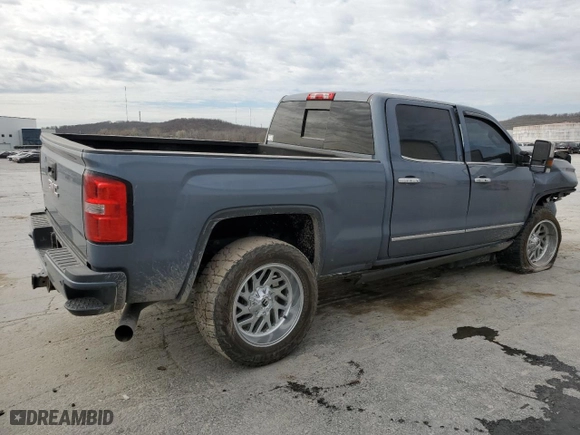 2016 GMC Sierra 2500HD Denali with VIN 1GT12UE85GF152559, listed as a Copart auction lot 50357665 with 126,933 mi miles and Salvage Title. Bid and sale history available at carsss.com. Image 3.