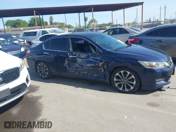 2013 Honda Accord Sport with VIN 1HGCR2F55DA139446, listed as a IAAI auction lot 41991636 with 178,272 mi miles and . Bid and sale history available at DreamBid. Image 13.