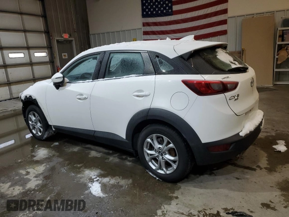 2019 Mazda CX-3 Sport with VIN JM1DKFB70K0435953, listed as a Copart auction lot 88454285 with 52,778 mi miles and Salvage Title. Bid and sale history available at carsss.com. Image 2.