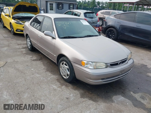 1999 Toyota Corolla VE with VIN 2T1BR12E4XC255182, listed as a IAAI auction lot 42427687 with 187,809 mi miles and . Bid and sale history available at DreamBid. Image 1.