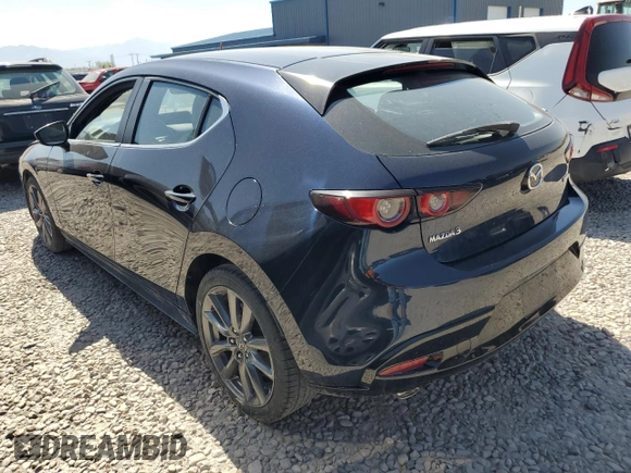 2019 Mazda 3 with VIN JM1BPAJMXK1119554, listed as a Copart auction lot 63612595 with 78,812 mi miles and Salvage title. Bid and sale history available at DreamBid. Image 2.