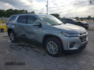 2023 Chevrolet Traverse LT Cloth z VIN 1GNERGKW3PJ298822, wystawiony jako Copart lot #61220925 z przebiegiem 19 663 mil mil oraz Szkoda całkowita • Salvage title. Historia ofert i sprzedaży dostępna na DreamBid. Obrazek 4.